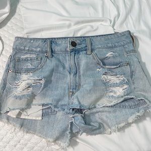American eagle jean shorts
